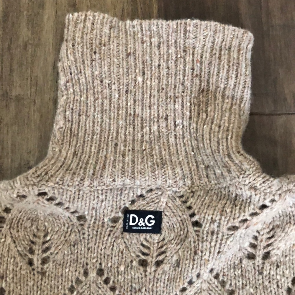 D&G wool knit sweater small made in Italy - Picture 7 of 10